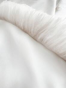 Maweii Camicetta elegante con spalle scoperte e maniche lunghe, versatile e affascinante, taglie comode - Bianco - Visualizzare 7