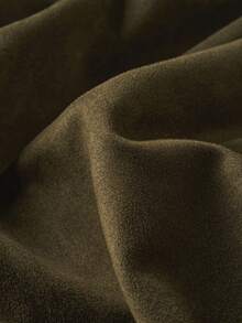 INAWLY 女式休闲通勤军绿色夹克，秋季 - 軍綠色 - 查看 4