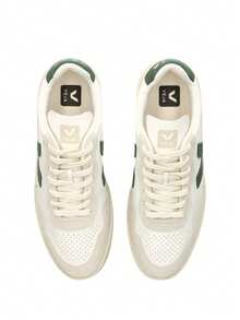 Veja V-90 O.T Leather Women's Sneakers White VD2020916B - White Green - 查看 4