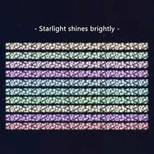 210张10色发光许愿星折纸，图案多样，颜色混搭，包含幸运星、半透明五角星等发光特殊折纸图案，适合学校用品和返校季使用。