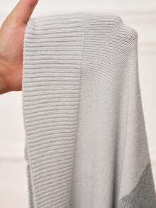 EASEVO Plus Size Men's Colorblock Long Sleeve Sweater For Autumn & Winter - Multicolor - View 6