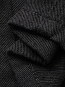 DAZY Pantaloni cargo vintage mimetici americani, vestibilità dritta e ampia, pantaloni casual lavati con tasche multiple per donne jeans - nero - Visualizzare 9