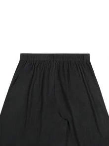 Claim Dot PAVTROS Manfinity Streetrush Herren Street-Style Populär INS Matching. Herren Streetwear, Herren Schwarze Cord Hose, Weite Loose Leg Hose, Lässige Mode Vielseitige Hose, Baggy, Schwarze Hose, Cord, Weihnachten, Street Style, Freund Geschenk, Für Winter