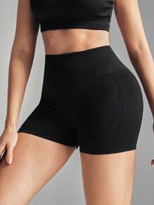 With My Calm Nahtlose, hochelastische Sport-Fitness-Yoga-Shorts