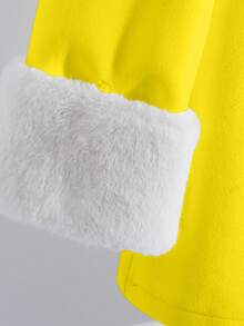 GlowEve 女士时尚优雅蝴蝶结袖口毛衣，秋季 - 黃色 - 查看 4