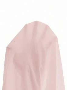 SHEIN 孕婦嬰兒粉色抓皺甜心領長袖修身T恤，休閒秋季孕婦哺乳上衣 - 粉色 - 查看 6