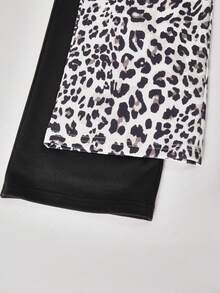 Sparklyn Teen Girls' Elastic Waist Solid Color & Printed Loose Sweatpants