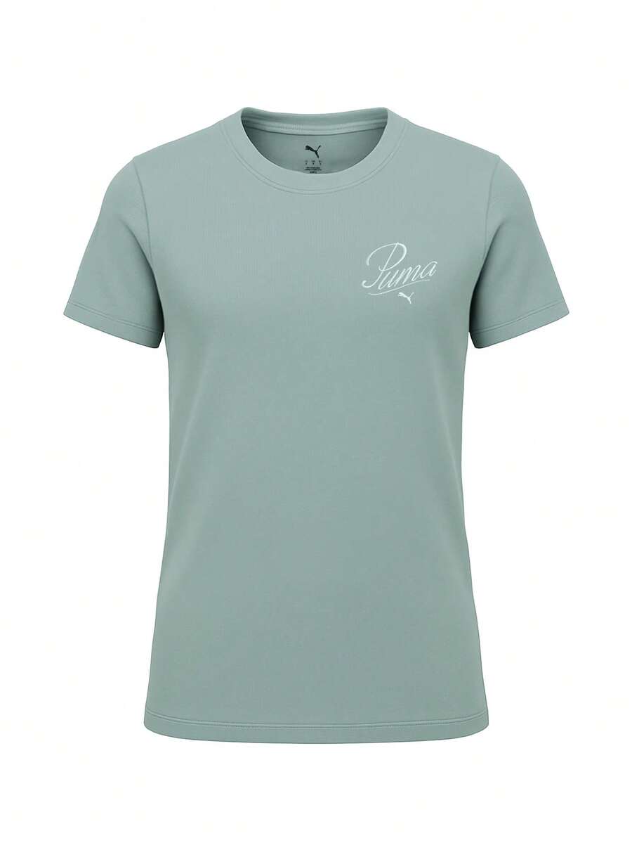 Puma Essentials Women T-Shirt Green - Green - View 1