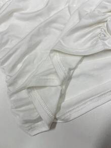 Coolane 女士秋季演唱会 Y2K 基本款日常休闲街头风蕾丝拼接露脐吊带背心 - 黑與白 - 查看 7