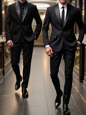 2pcs/Set Teen Boy Gentleman Suit, Includes Premium Spliced Lapel Blazer Jacket And Elegant Trousers. Sophisticated High-End Formal Outfit Suitable For Birthday Party, Gala, Performance, Hosting, Wedding, And Other Formal Occasions (Birthday, Wedding, Wedding Guest, Pageboy, Ring Boy) Fall Winter