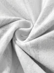 SHEIN Conjunto de 2 peças de moletom com capuz estampado e calça de moletom reta para meninos e meninas, casual e confortável para o dia a dia, em malha, 2 peças - Cinza - Ver 6