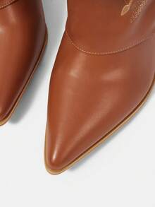 Styleloop Damen Fransen Spitzschuh Plateau Absatz Wildleder Overknee Stiefel, Slim Fit Cowgirl Stiefel für Halloween, Weihnachten, Partykleidung, Herbst