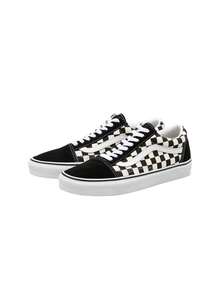 Vans Old Skool Unisex Sneakers Black VN0A38G1P0S1 - Primary Check Black / White - View 2