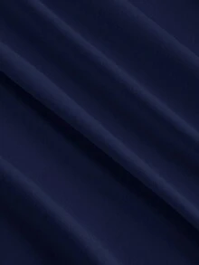 SHEIN MOD 褶皱圆领喇叭袖腰部收褶不对称下摆杏色百搭T恤