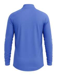 Nike Men's 1/4 Zip Top Blue - Royal Blue - View 2