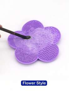 1pc Cleaning Brush With Suction Cup, 4 Colors Available, For Cleaning Silicone Pads,Bag,Organizer,Storage,Makeup Organizer,Makeup - Multicolor - View 16