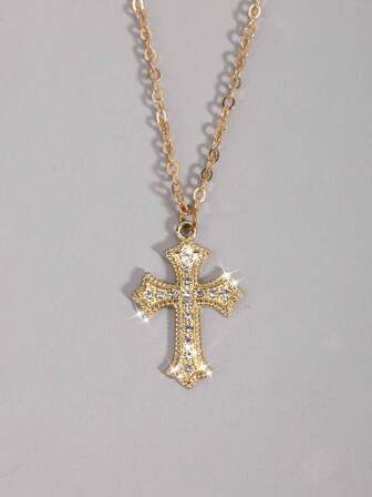 Goth قلادة سيف من سبيكة الزنك الفريدة للنساء كهدية للمواعدة