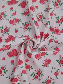 CottageSlumber 大码女式碎花长袖上衣和裤子睡衣套装，冬季服装 - 彩色 - 查看 4