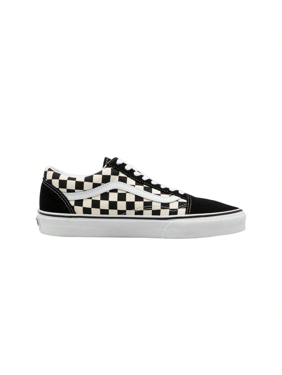 Vans Old Skool Unisex Sneakers Black VN0A38G1P0S1 - Primary Check Black / White - View 1