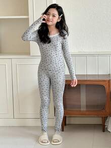 Dazy Kids Tween Girls' Casual Home Clothes, Autumn - Grey - View 2