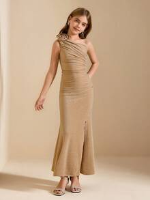 فستان أنيق مناسب للبنات مطبوع بالزهور، مناسب لمناسبات هالوين، عيد الميلاد، وموسم الزفاف