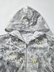 SHEIN 2件套青少年男童休闲日常百搭舒适字母印花连帽衫和运动裤套装 - 彩色 - 查看 4