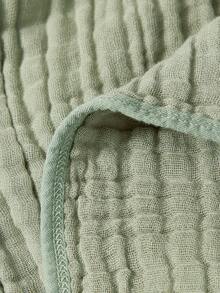 Cozy Pixies 1包棕色泡泡纱布毛巾，多用途襁褓毯和婴儿浴巾，柔软亲肤，适合浴室和婴儿车使用，是新生男婴和女婴的理想选择。 - 綠色 - 查看 7