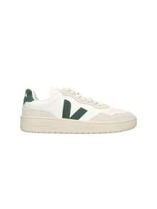 Veja V-90 O.T Leather Women's Sneakers White VD2020916B - White Green - 查看 1