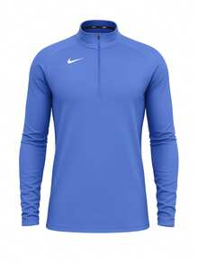 Nike Men's 1/4 Zip Top Blue - Royal Blue - View 1