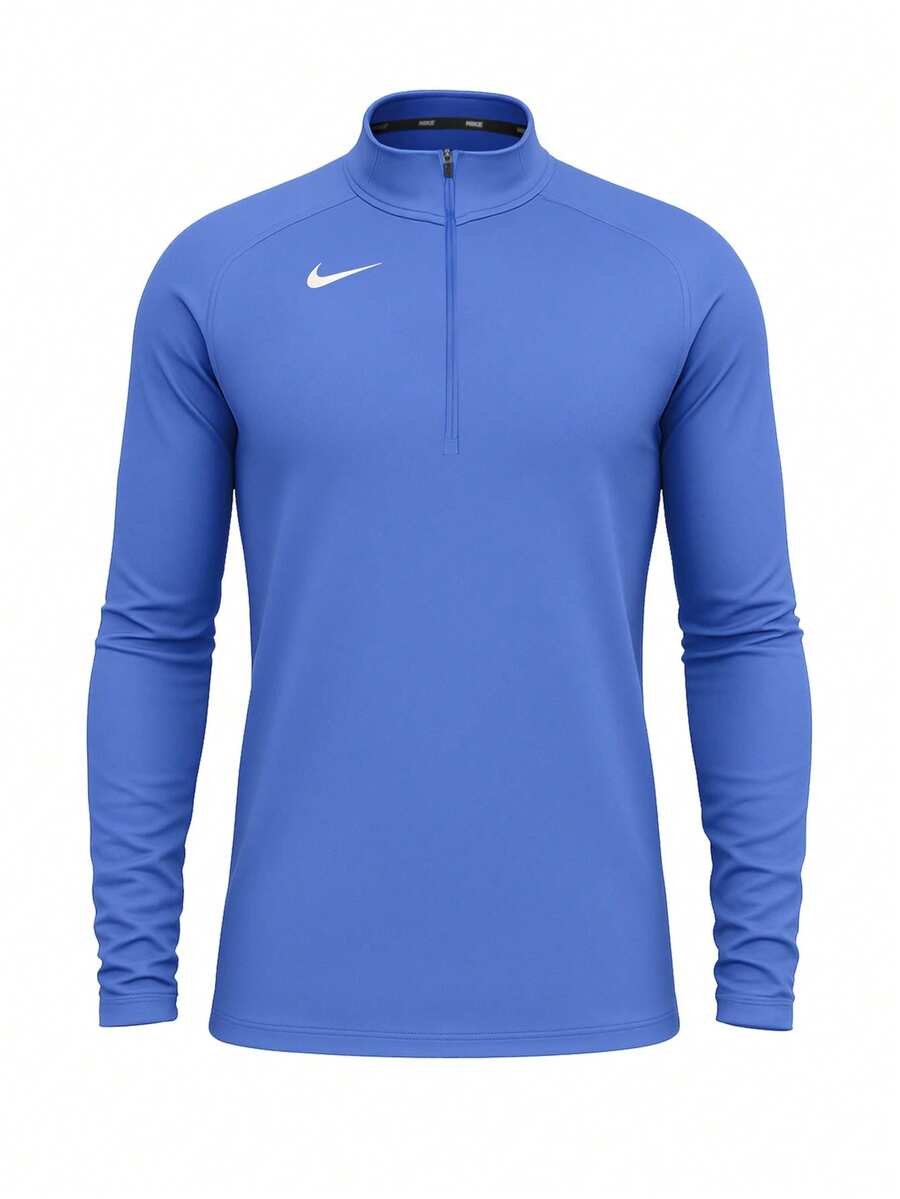 Nike Men's 1/4 Zip Top Blue - Royal Blue - View 1