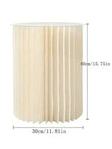 象牙色纸板底座架、折叠柱架、婚礼道具、落地展示柱架、DIY 底座盒，带圆形顶板，折叠纸质圆柱底座，婚礼生日蛋糕花架，最佳礼物、婚礼装饰、家居装饰、房间装饰、毕业生日装饰、派对装饰、单身派对