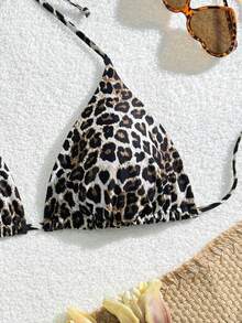 Swim SXY 2025 Plus Size Women Solid Color Triangle Cup Tankini Top - Multicolor - View 4