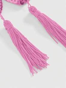 ROMWE Avant 1 对时尚性感亮片爱心流苏乳贴，情人节礼物