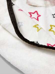 ROMWE Kawaii Coperta morbida e portatile con motivo retrò a cartoni animati per ragazze, per il soggiorno, 442464 - Multicolore - Visualizzare 4