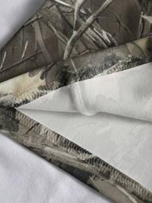 INAWLY Camouflage Printed Fleece Thin Jacket, Streetwear Casual Sports Zipper Design, Women Slim Fit Long Sleeve Autumn Jacket, Suitable For Outdoor Activities - Multicolor - View 5