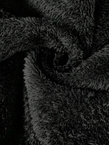 SHEIN ICON Winter Plus Size Women Black Distressed Denim Jeans, Fashionable - Black - View 5