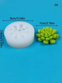 Khuôn silicon cây mọng nước, trang trí máy tính để bàn tại nhà, nghệ thuật trang trí nến thủ công tự làm, khuôn trang trí nến thơm thủ công, lô hội hoặc xương rồng, trang trí chậu sáng tạo, khuôn nến thịt cuộc sống vĩnh cửu không héo úa - trắng - Xem 33
