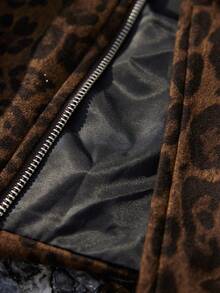 Aveloria Modichic Áo khoác da lộn họa tiết da báo thời trang dành cho người đi làm - Nhiều màu - Xem 7