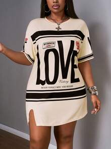 Slaydiva Váy ngắn hở vai màu hồng, hở vai, tay ngắn, thường ngày cho kỳ nghỉ đầu xuân cỡ lớn - màu đen - Xem 4