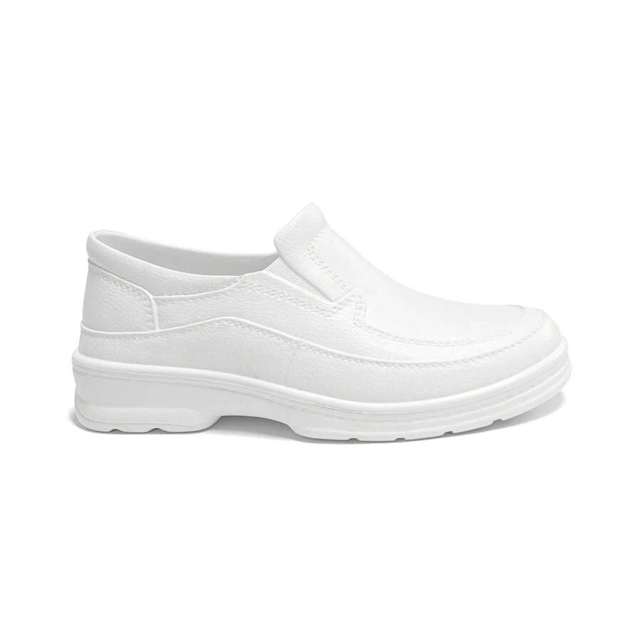 Mocasin C-1000 Eva Ligth Ortoflex Confort Trabajo Casual Enfermeria Laboratorio Chef Servicio - Blanco - Ver 1