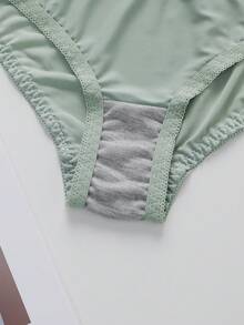 2件套内衣套装（带钢圈，三角裤） - 彩色 - 查看 5