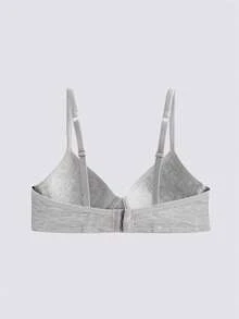 Loungeista 3Pcs Solid Seamless Push Up Bras --Three-Breasted Adjustable Shoulder Straps Underwire Bras - Multicolor - View 9