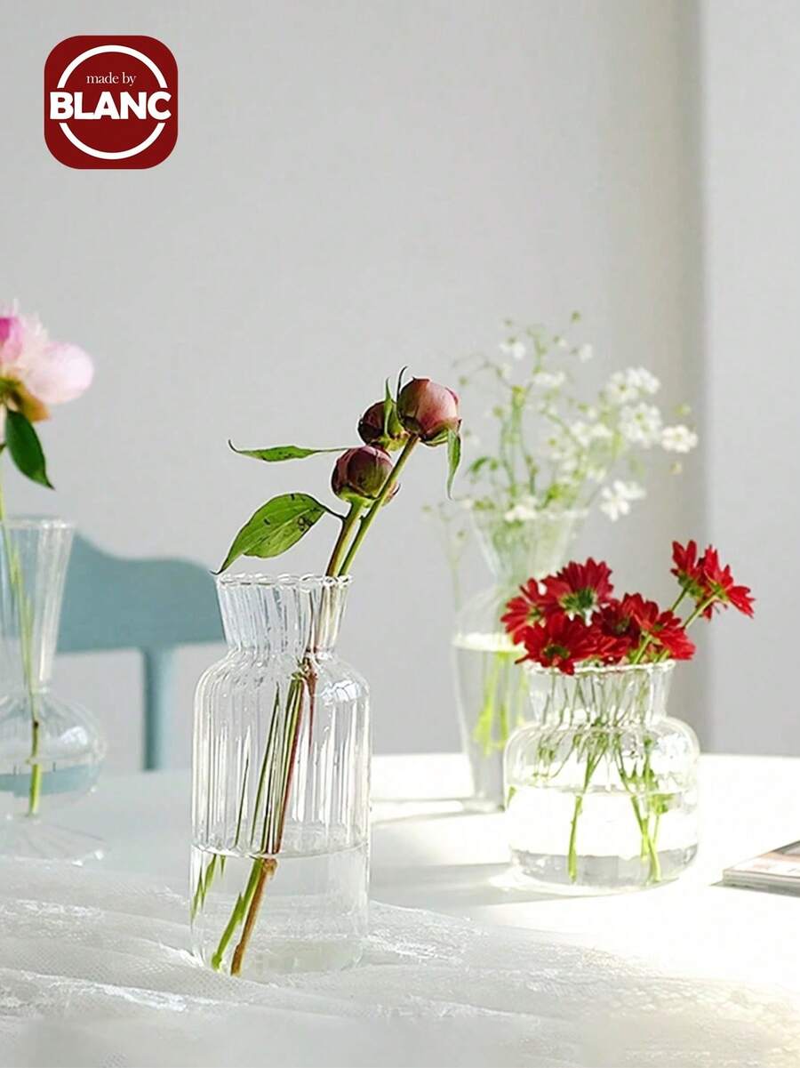 1 Máy Tính Mini Trong Suốt Lọ Thủy Tinh Cho Vật Có Chai Sáng Tạo Thủy Canh Hộp Đựng Bình Hoa Thủy Tinh Trang Trí Phòng Nhà - Trong sáng - Xem 1