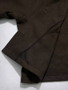 Lumivelle Women's Winter Jacket With Leopard Print Collar, Contrast Color Patchwork, Fashion Woolen Coat Series