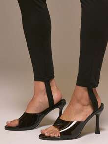 MUSERA Fitted Foot Hook Legging Cool Girl, Streetstyle, Cute, , , Winter - Black - View 5