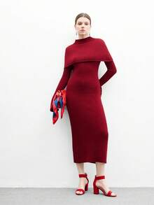 CUCCOO BIZCHIC 时尚百搭优雅简约高跟凉鞋，圣诞节必备 - 紅色 - 查看 6