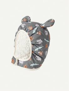 Cozy Pixies 1-Pack Of Extra-Thick Quilted Baby Hat With Thermal Lined And Printed Design, Warm And Cozy. - Multicolor - View 6