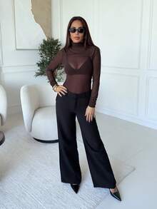 Milla Jasmine بنطلون أبيض كاجوال للعمل للنساء