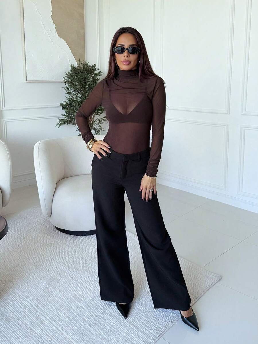 Milla Jasmine بنطلون أبيض كاجوال للعمل للنساء