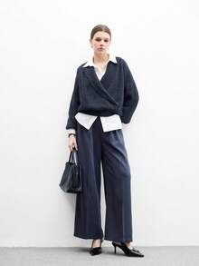 CUCCOO BIZCHIC 女士尖头细高跟鞋黑色舒适日常百搭通勤女士高跟鞋带踝带，优雅时尚派对办公室鞋 - 黑色 - 查看 6